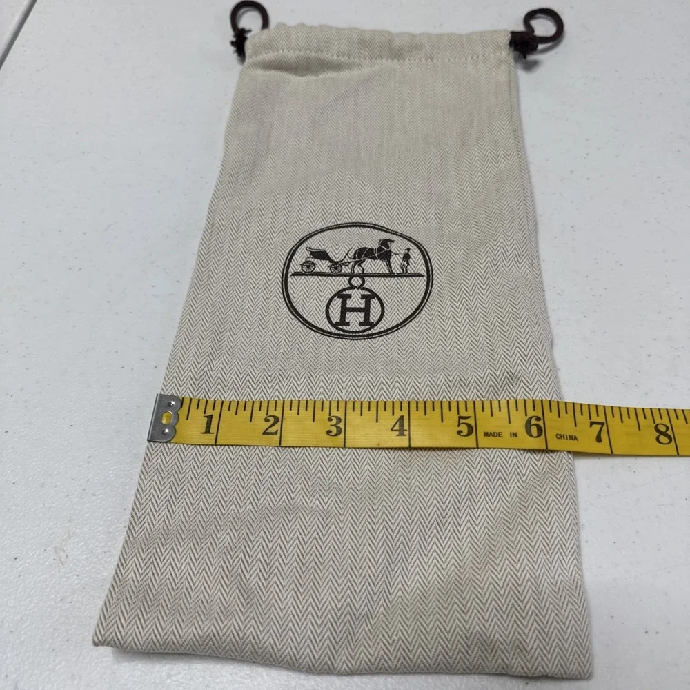 Hermes Drawstring Shoes Dust Bag Pouch 13.5